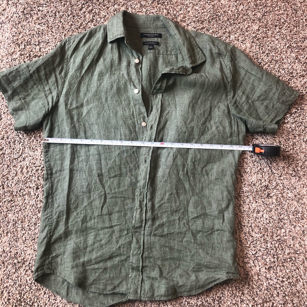 Linen banana republic shirt
